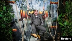 Cast member Jack Black attends the premiere of the movie "Jumanji: The Next Level" at the Grand Rex in Paris, France, Dec. 3, 2019.
