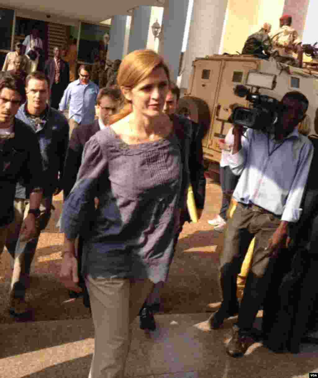 L'ambassadeur américain aux Nations unies, Samantha Power. Photo prise par Idriss Fall.