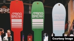 Snowboard maker CAPiTAs Spring break line, featuring FUS3D sidewalls. (Facebook)