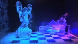 نمایشگاه مجسمه های یخی در آلمان