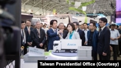 台湾总统赖清德出席2026年台北国际电脑展(COMPUTEX)开幕典礼。 (2026年6月2日)
