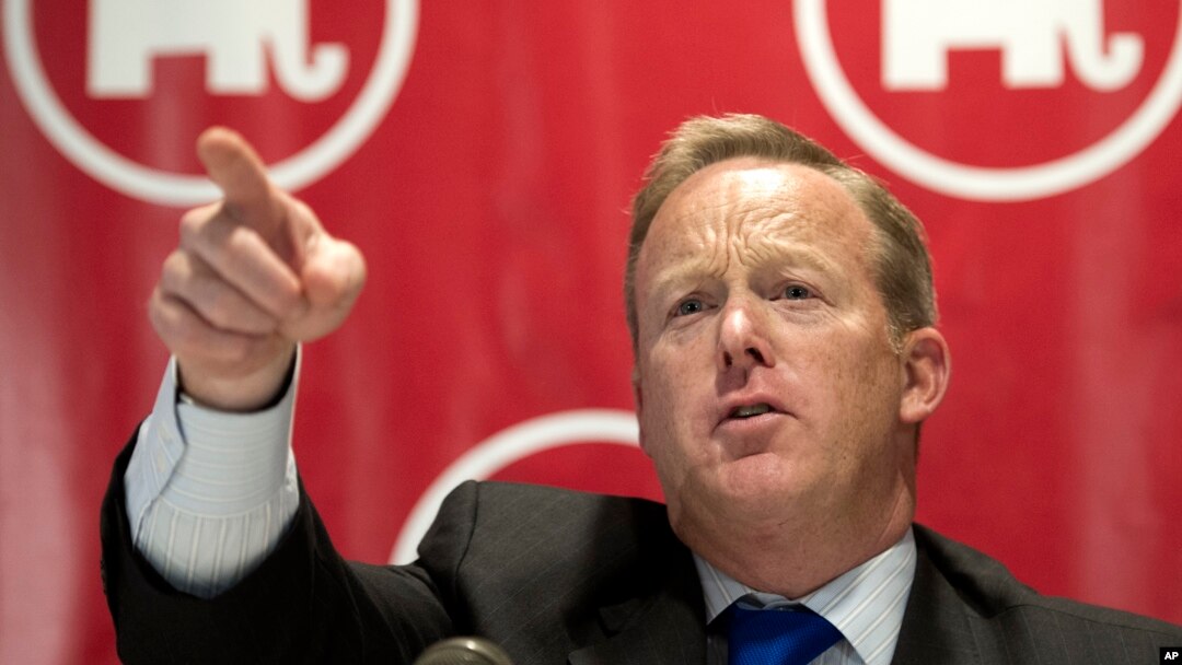 Juru bicara pemerintahan baru Amerika, Sean Spicer (Foto: dok).