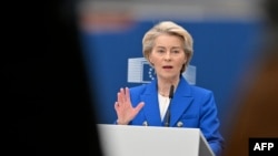 Predsjednica Evropske komisije Ursula von der Leyen. (Nicolas TUCAT / AFP)