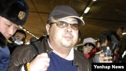 FILE - Kim Jong Nam, the eldest son of North Korean leader Kim Jong Il, pictured at the Beijing International Airport, China, Februray 2007.