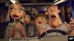 FILE - The character Mitch, far right, in the 2012 “ParaNorman” was revealed at the end to be gay, courtesy Focus Features films.