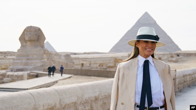 Melania Trump in Egypt 