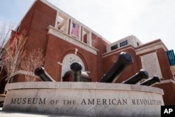 FILE - This April 10, 2017, file photo shows the Museum of the American Revolution in Philadelphia.