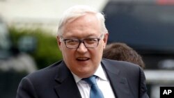 Wakil Menlu Rusia Sergei Ryabkov di Washington DC, 17 Juli 2017. (Foto: dok). 