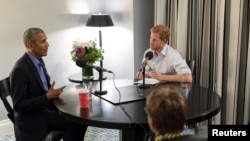 Bivši predsjednik SAD Barack Obama kao gost princa Harryja u programu BBC radija.