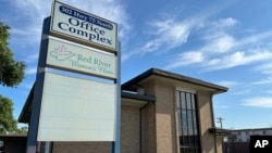 The Red River Women’s Clinic in Moorhead, Minn., is seen Aug. 12, 2024. The clinic had moved from nearby Fargo, N.D., after the state implemented an abortion ban that a judge overturned on Sept. 12, 2024.