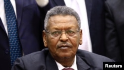 Sudanese Prime Minister Hassan Saleh is pictured in Khartoum, March 2, 2017.