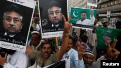 ပါကစ္စတန်ခေါင်းဆောင်ဟောင်း MUSHARRAF ထောက်ခံသူများ။