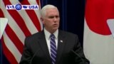 VOA60 America - Vice President Mike Pence assures that the U.S. will stand by South Korea