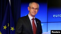 Presiden Dewan Eropa Herman Van Rompuy (Foto: dok).