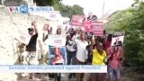 VOA60 Africa - Somalis protest against President Mohamed Abdulahi Farmajo in Mogadishu