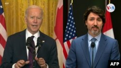 "Canadá y Estados Unidos son los aliados más cercanos, los socios comerciales más importantes y los amigos más antiguos", dijo el primer ministro canadiense Justin Trudeau durante una conferencia de prensa celebrada en Ottowa. 22 de febrero 2021.