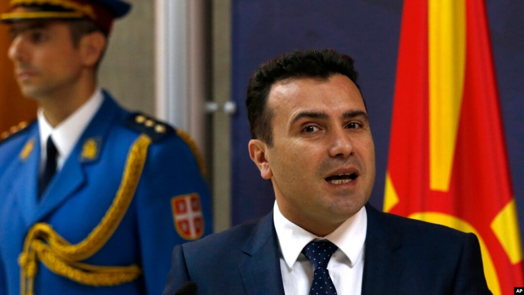 Zoran Zaev, premijer Makedonije u ostavci (Foto: AP/Darko Vojinović)