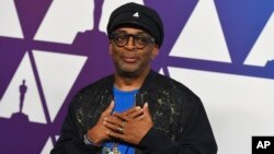 Spike Lee arrives at the 91st Academy Awards Nominees Luncheon on Feb. 4, 2019, at The Beverly Hilton Hotel in Beverly Hills, Calif.