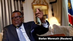 Le président de la Namibie Hage Geingob à Londres, le 1er décembre 2016. (Photo REUTERS/Stefan Wermuth)