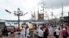 KRI Dewaruci Memukau Warga AS di Pelabuhan Baltimore