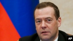 Rusiyaın baş naziri Dmitri Medvedev