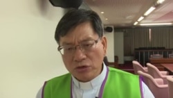 台湾基督教牧师王进财2017年9月1日批评政府对外籍教士不够宽厚原声视频（美国之音黎堡摄）