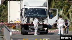 Camião usado no ataque