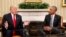 President Barack Obama meets with President-elect Donald Trump in the Oval Office of the White House in Washington, Thursday, Nov. 10, 2016. (AP Photo/Pablo Martinez Monsivais)