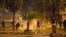 Youth clash with security forces in the central region of Sfax, which has seen weeks of angry demonstrations over a growing waste crisis, on Nov. 9, 2021. 