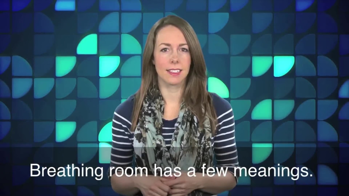 English in a Minute: Breathing Room