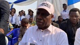 L'opposant Martin Fayulu lors d'un meeting à Butembo, Nord-Kivu, RDC, 15 février 2019. (Facebook/Michel Koyakpa)