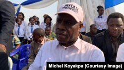 L'opposant Martin Fayulu lors d'un meeting à Butembo, Nord-Kivu, RDC, 15 février 2019. (Facebook/Michel Koyakpa)