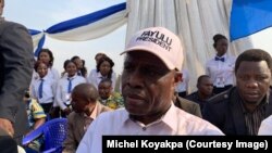 L'opposant Martin Fayulu lors d'un meeting à Butembo, Nord-Kivu, RDC, 15 février 2019. (Facebook/Michel Koyakpa)