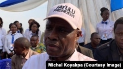 Opposant Martin Fayulu na meeting na Butembo, Nord-Kivu, RDC, 15 février 2019. (Facebook/Michel Koyakpa)