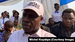 L'opposant Martin Fayulu lors d'un meeting à Butembo, Nord-Kivu, RDC, 15 février 2019. (Facebook/Michel Koyakpa)