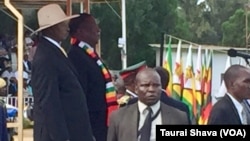 ZITF - President Emmerson Mnangagwa and Uganda President Yoweri Museveni