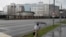 A man walks past the building of the Russian military intelligence service in Moscow, Russia, July 14, 2018. 