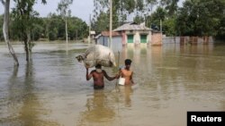 ဘင်္ဂလားဒေ့ရှ်နိုင်ငံမှာ ရေဘေး အန္တရာယ်ကြုံနေရပုံ (ဇူလိုင်၊ ၁၉၊ ၂၀၁၉)