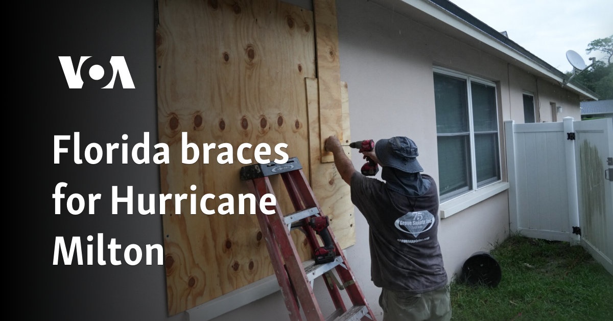 Florida braces for Hurricane Milton 