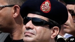 FILE - Egypt's President and former Gen. Abdel-Fattah el-Sissi.