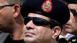 Egypt's Defense Minister Gen. Abdel-Fattah el-Sissi, Cairo, Egypt, Friday, Sept. 20, 2013.