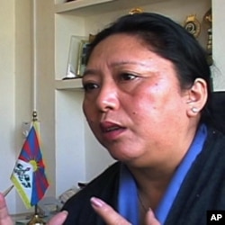 Deputy speaker of the Tibetan Parliament in exile Dolma Gyari.