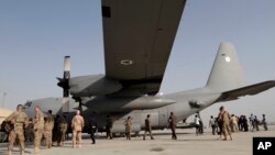 طیارۀ C-130 مربوط قوای هوایی افغانستان