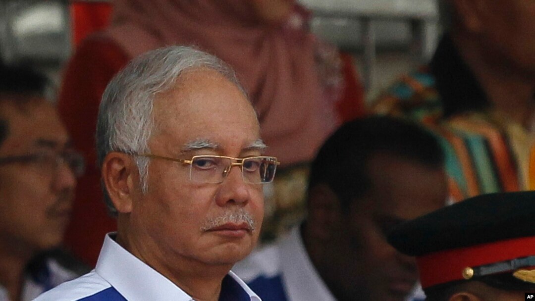 PM Malaysia Najib Razak dalam perayaan Hari Nasional ke-58 di Kuala Lumpur, Malaysia (31/8).