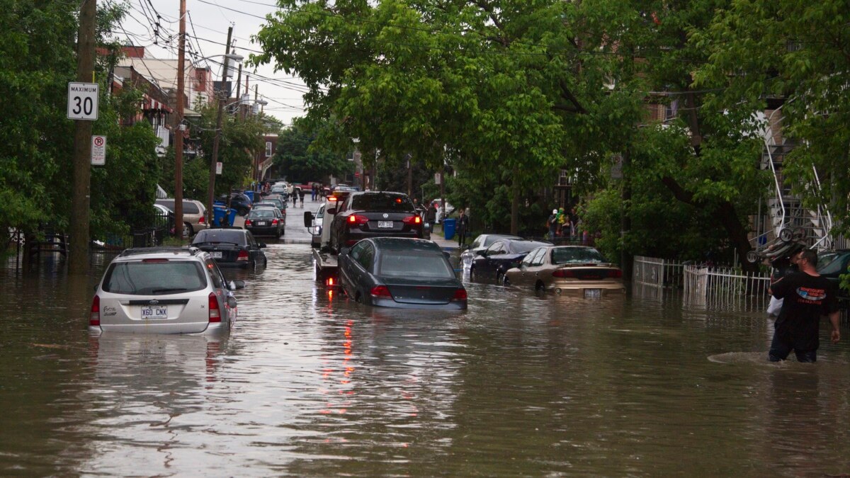 Floods Chase Hundreds From Homes in Quebec