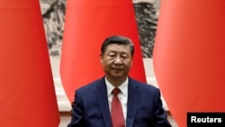 资料照片：中国国家主席习近平在北京人民大会堂出席一个签字仪式。（2024年5月31日）