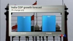 2015-03-24 美國之音視頻新聞:亞洲開發銀行稱印度經濟增速將超越中國