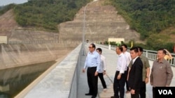 ເຂື່ອນໄຟຟ້ານໍ້າອູ ໃນແຂວງຫຼວງພະບາງ.