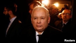 Лидер правящей партии Польши "Право и справедливость" Ярослав Качиньский