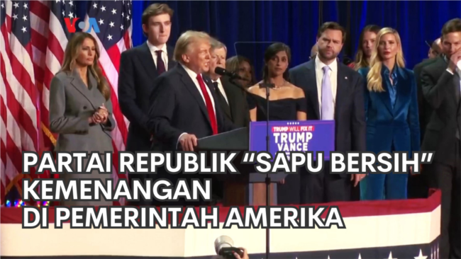 Partai Republik “Sapu Bersih” Kemenangan di Pemerintah Amerika